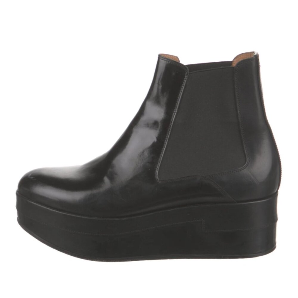 Maison Margiela Leather Chelsea Boots Size 10